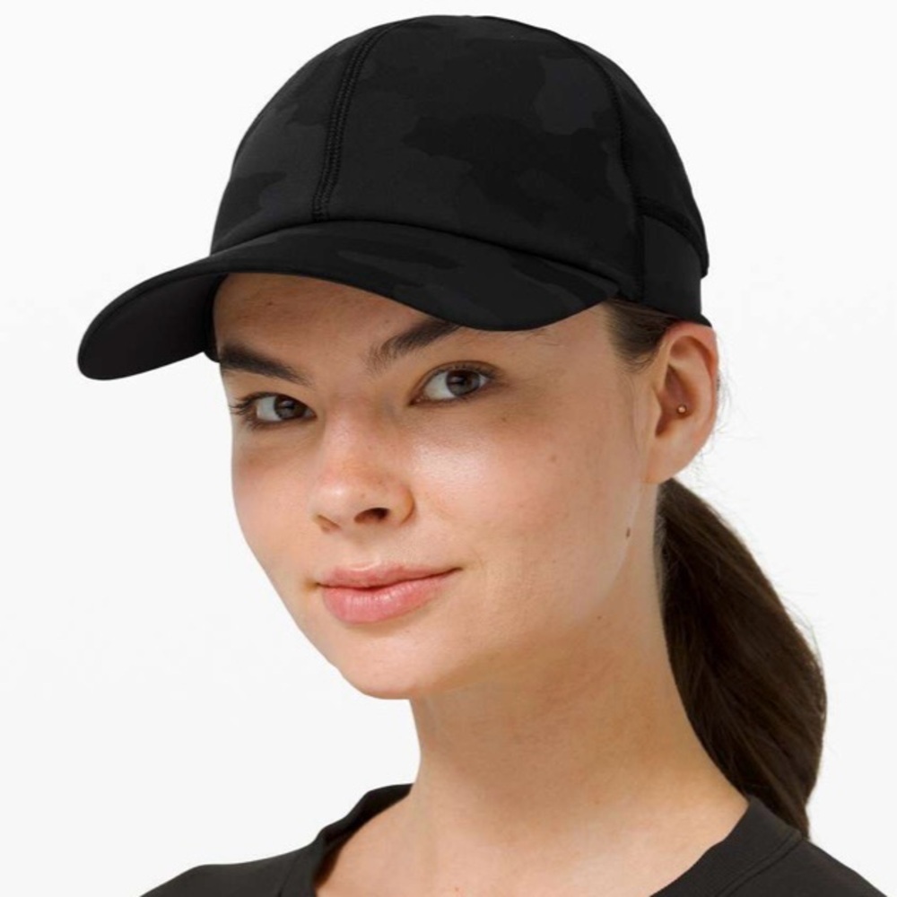 Lululemon Hat Baseball Cap M/L Black Camo